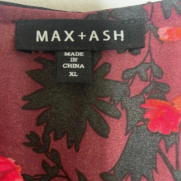 Max + Ash | Floral Balloon Sleeve Dress | Sz XL - Picture 5 of 10